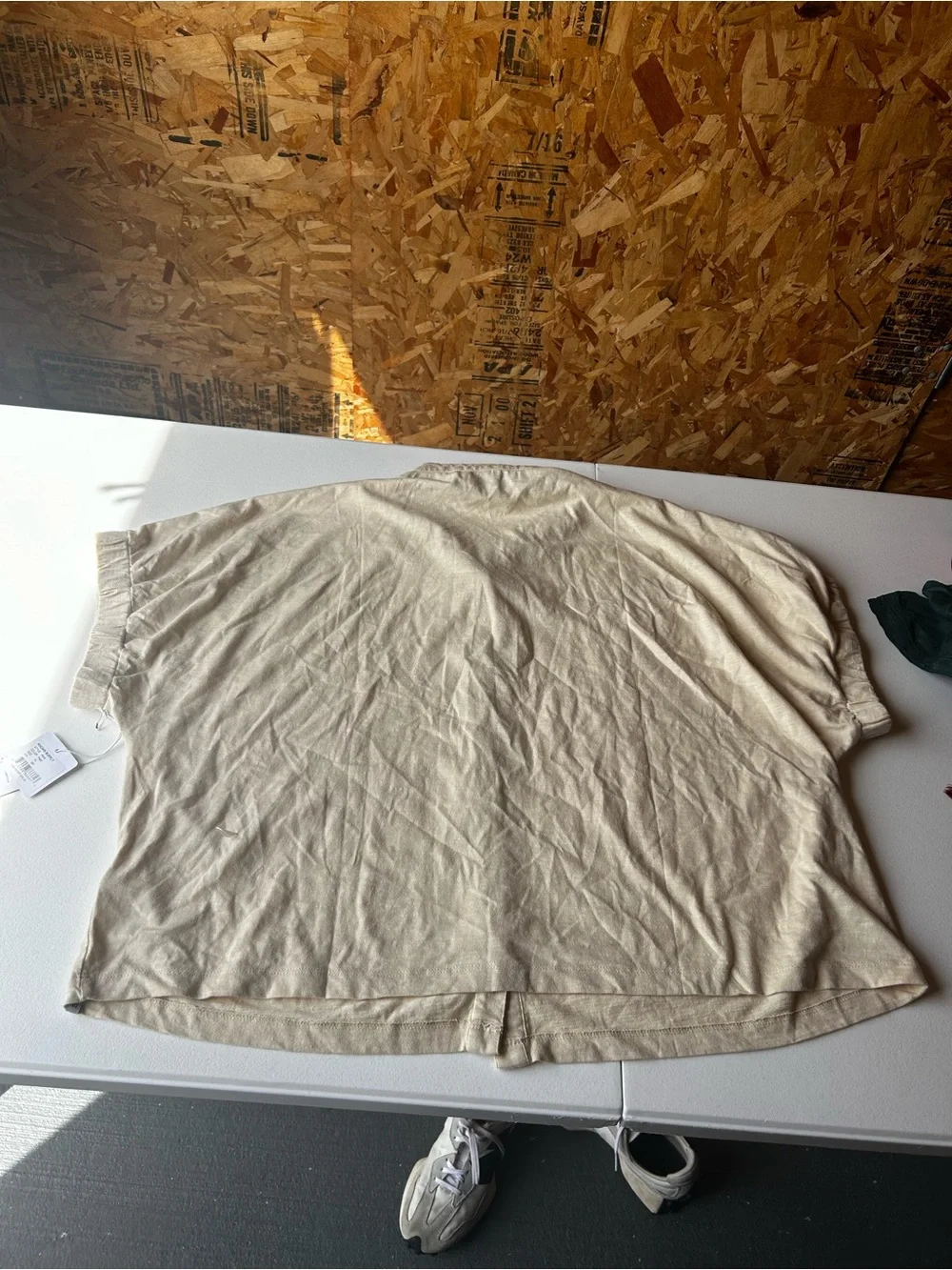 Known Supply nwts Cream Short Sleeve Polo with Tag - Picture 8 of 8